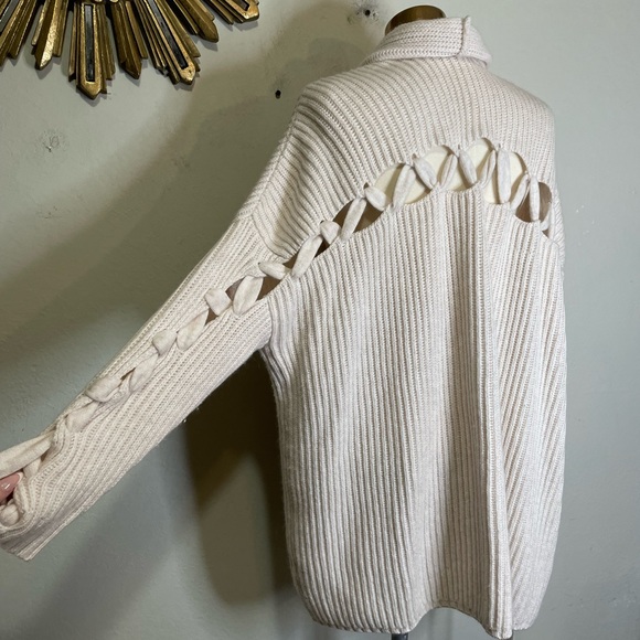 Stylestalker Lace Back Open Cardigan - Picture 8 of 16